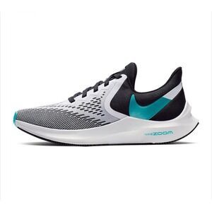 Nike‎ Air Zoom Winflo 9 Women's Running Shoes White Teal Black Size 9